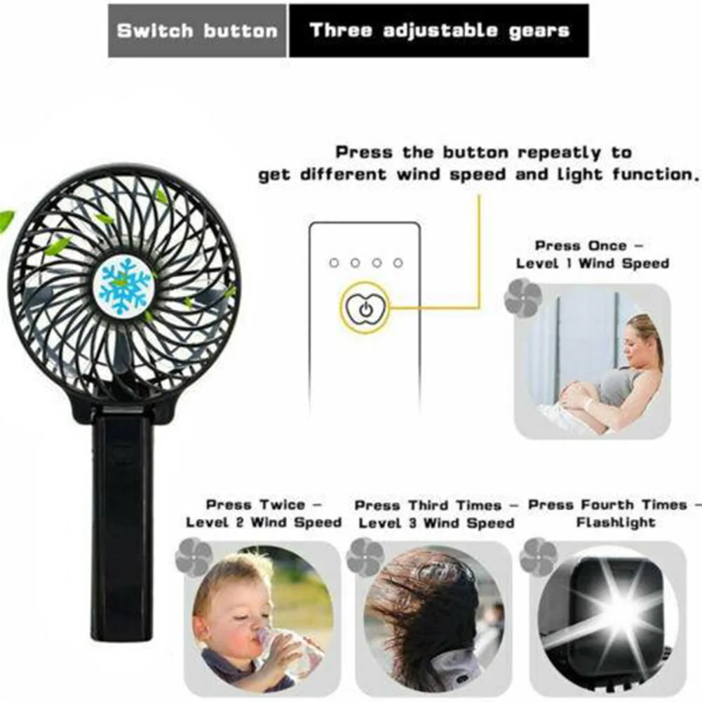 Mini Handheld Fan Folding Desk Fan Ultra-quiet Air Cooler USB Rechargeable Cooling Fans For Student Home Office
Mini Handheld Fan Folding Desk Fan Ultra-quiet Air Cooler USB Rechargeable Cooling Fans For Student Home Office