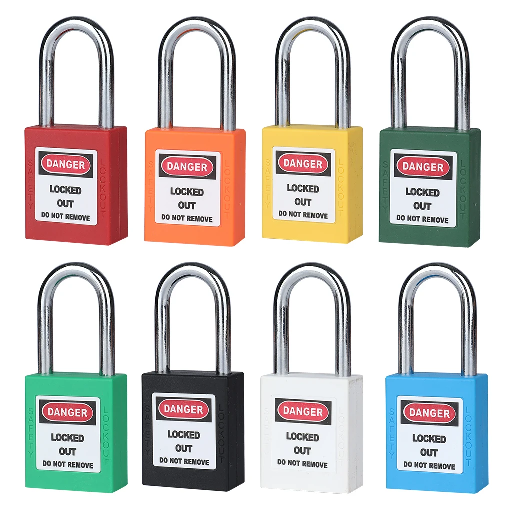 5 Pieces Lockout Kit Professional Sturdy Safety Warning Padlock Tag Out Lock Locking Accessory Industrial Locks Orange
5 Pieces Lockout Kit Professional Sturdy Safety Warning Padlock Tag Out Lock Locking Accessory Industrial Locks Orange