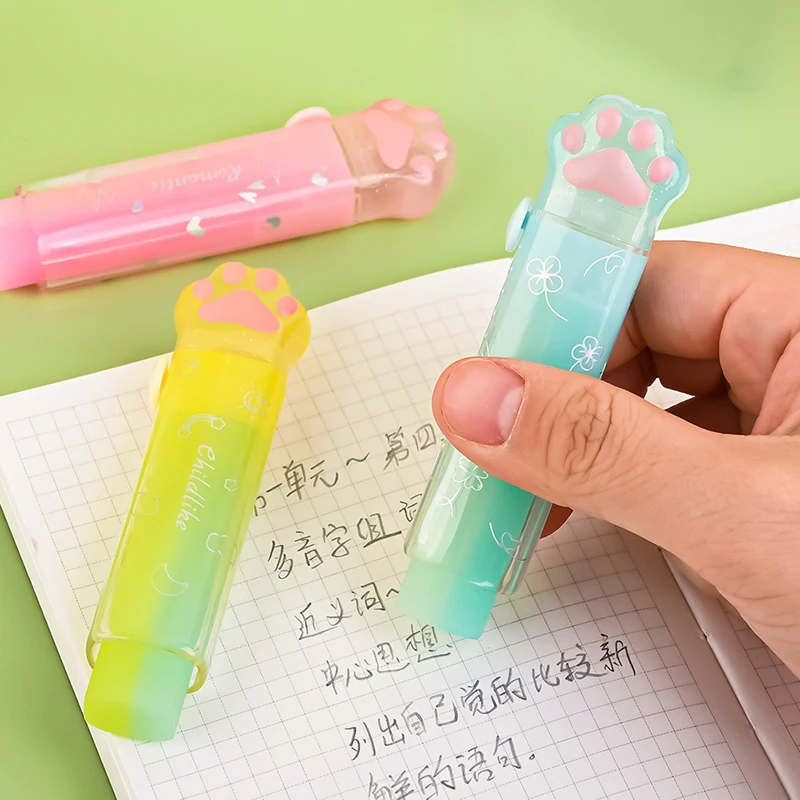 Kawaii Push-pull Design Paw Portable Rubber Eraser Cute Student Correction Tool Kids School Office Supplies Gift Stationery
Kawaii Push-pull Design Paw Portable Rubber Eraser Cute Student Correction Tool Kids School Office Supplies Gift Stationery