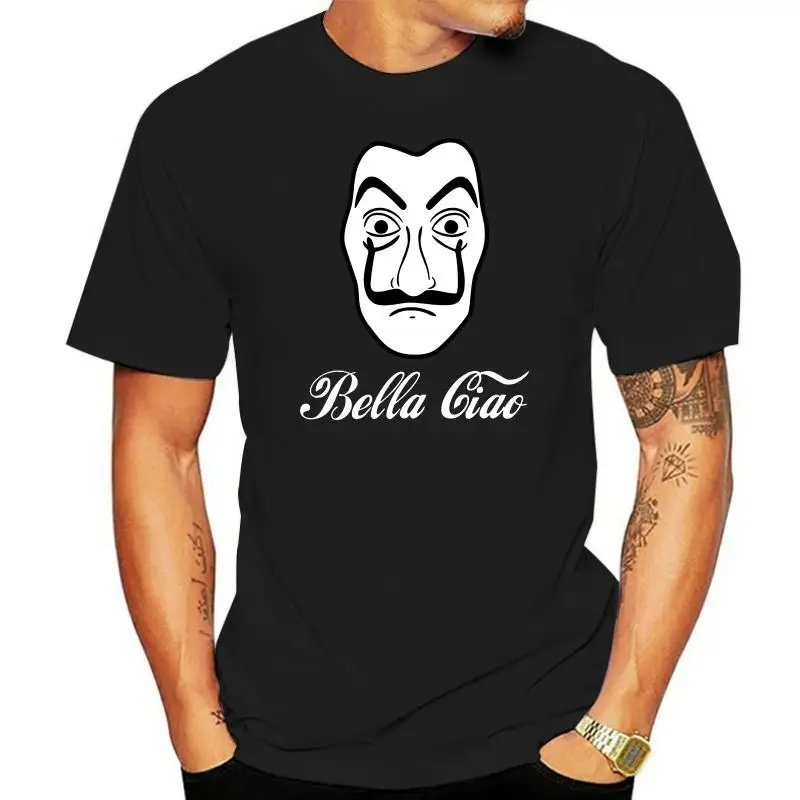 R0530 BELLA CIAO T Shirt Men Women for La Casa de Papel fans Dali Mask Print Tv Series Wholesale O Neck Tee Shirt
R0530 BELLA CIAO T Shirt Men Women for La Casa de Papel fans Dali Mask Print Tv Series Wholesale O Neck Tee Shirt