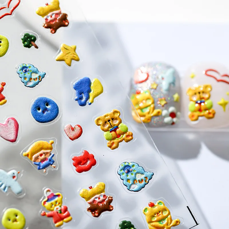 Disney Cartoon Bear Rabbit 5D Adhesive Stickers Nail Decals Nail Art Decoration Stitch Mickey Nail Stickers Nail Art Supplies
Disney Cartoon Bear Rabbit 5D Adhesive Stickers Nail Decals Nail Art Decoration Stitch Mickey Nail Stickers Nail Art Supplies