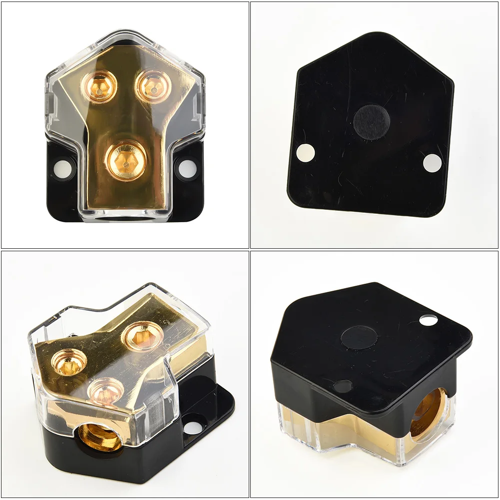 Car Audio Power Distribution Block 1 In-4 Out Gauge In 1/0 AWG Gauge Out Car Power Distributor Block 2 Way
Car Audio Power Distribution Block 1 In-4 Out Gauge In 1/0 AWG Gauge Out Car Power Distributor Block 2 Way