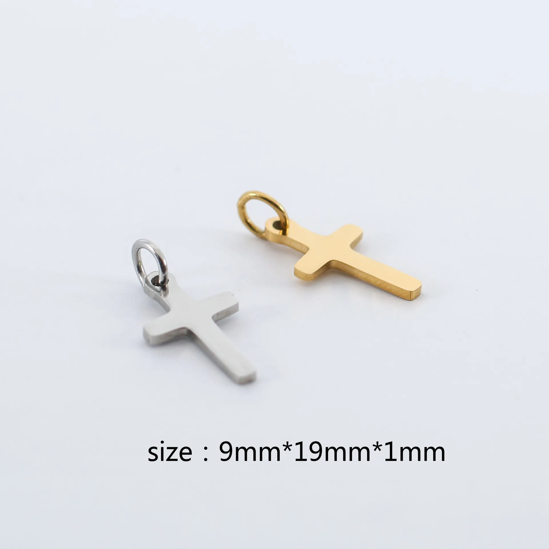 5pcs Simple Jesus Cross Necklace Pendant Stainless Steel Cross Evangelion Accessories Jewelry Making Earrings Bracelet Charms
5pcs Simple Jesus Cross Necklace Pendant Stainless Steel Cross Evangelion Accessories Jewelry Making Earrings Bracelet Charms
