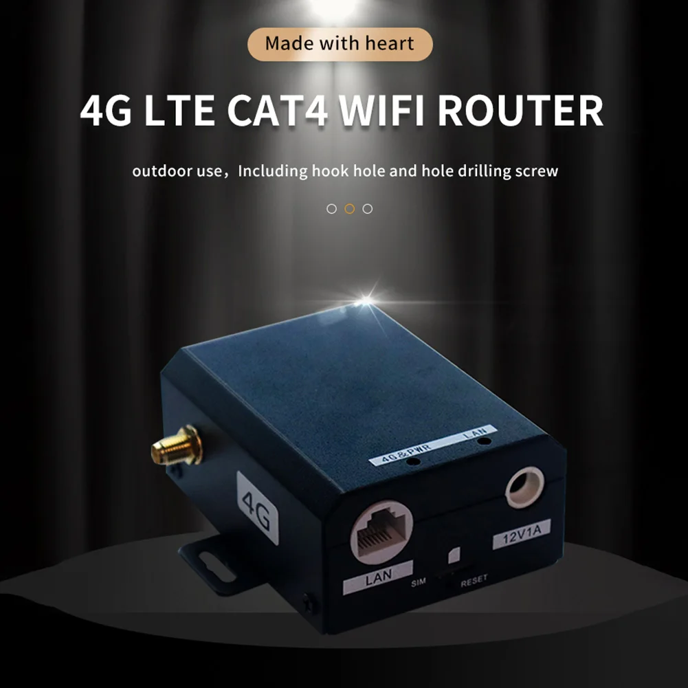 

H927 4G Роутер промышленного класса 4G LTE SIM-карта роутер 150 Мбит/с внешней антенной Поддержка 16 пользователей WiFi для наружного Garfen
