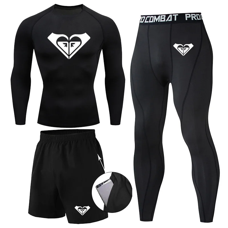 

Мужская спортивная одежда, комплект трико для бега, спортивный костюм, компрессионная одежда для тренажерного зала, костюм для бега, спортивные костюмы, баскетбольные тренировочные базовые комплекты