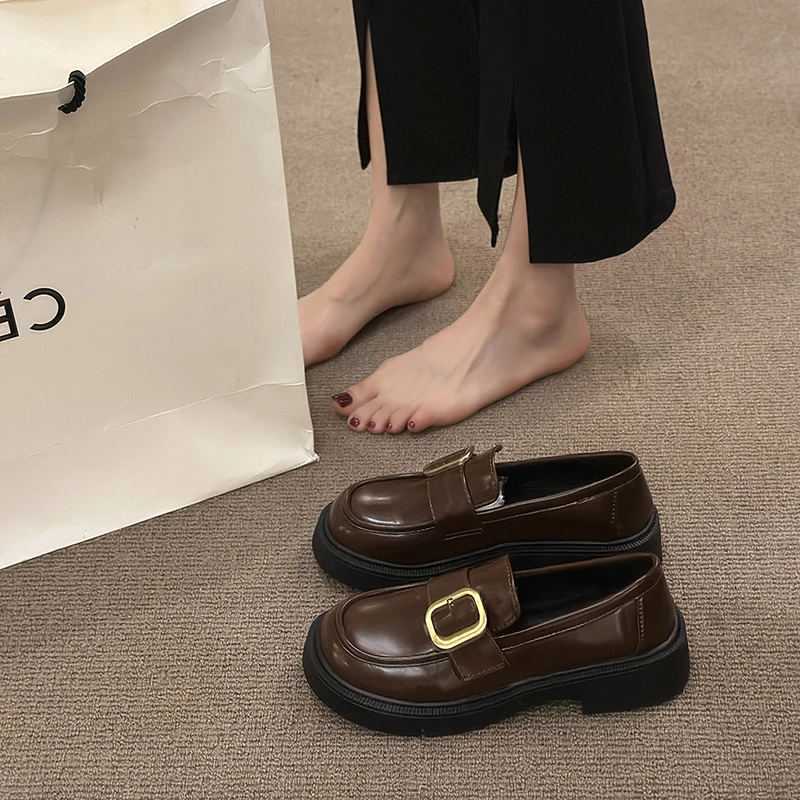 Shoes On Heels Autumn Oxfords Women's Casual Female Sneakers Flats All-Match Round Toe British Style Fall Summer Leather Dress N
Shoes On Heels Autumn Oxfords Women's Casual Female Sneakers Flats All-Match Round Toe British Style Fall Summer Leather Dress N