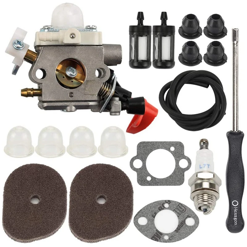 C1M-S267A FS56RC Carburetor Kit For Stihl FS40 FS50 FS56 FS70 FC56 FC70 HT56 KN56 KM56 Trimmer
C1M-S267A FS56RC Carburetor Kit For Stihl FS40 FS50 FS56 FS70 FC56 FC70 HT56 KN56 KM56 Trimmer