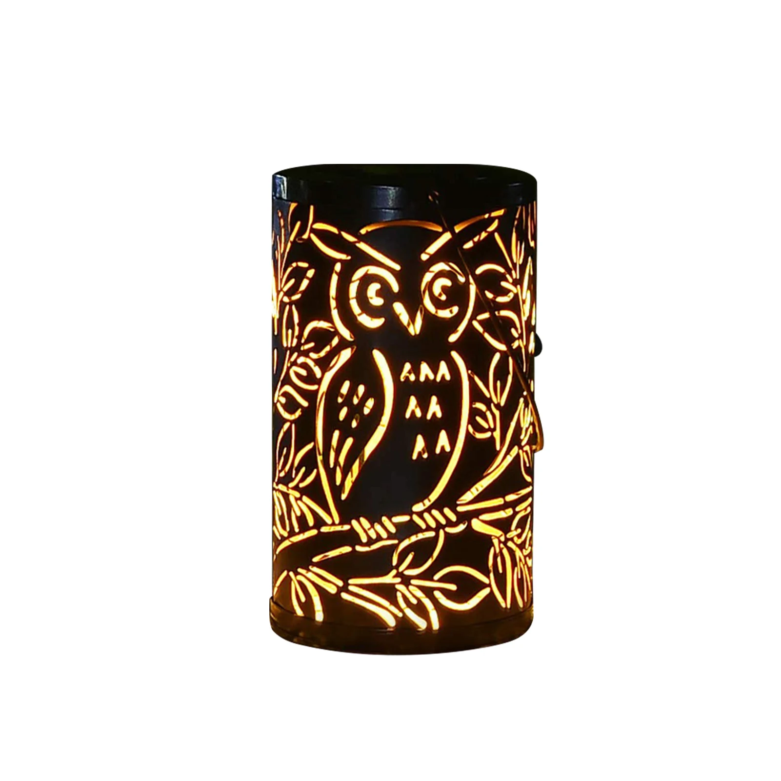 Ornament Patio Yard Solar Lantern Waterproof Retro Iron Outdoor Garden Led Table Light Warm White Owl Pattern Hanging Hollowed 
Ornament Patio Yard Solar Lantern Waterproof Retro Iron Outdoor Garden Led Table Light Warm White Owl Pattern Hanging Hollowed