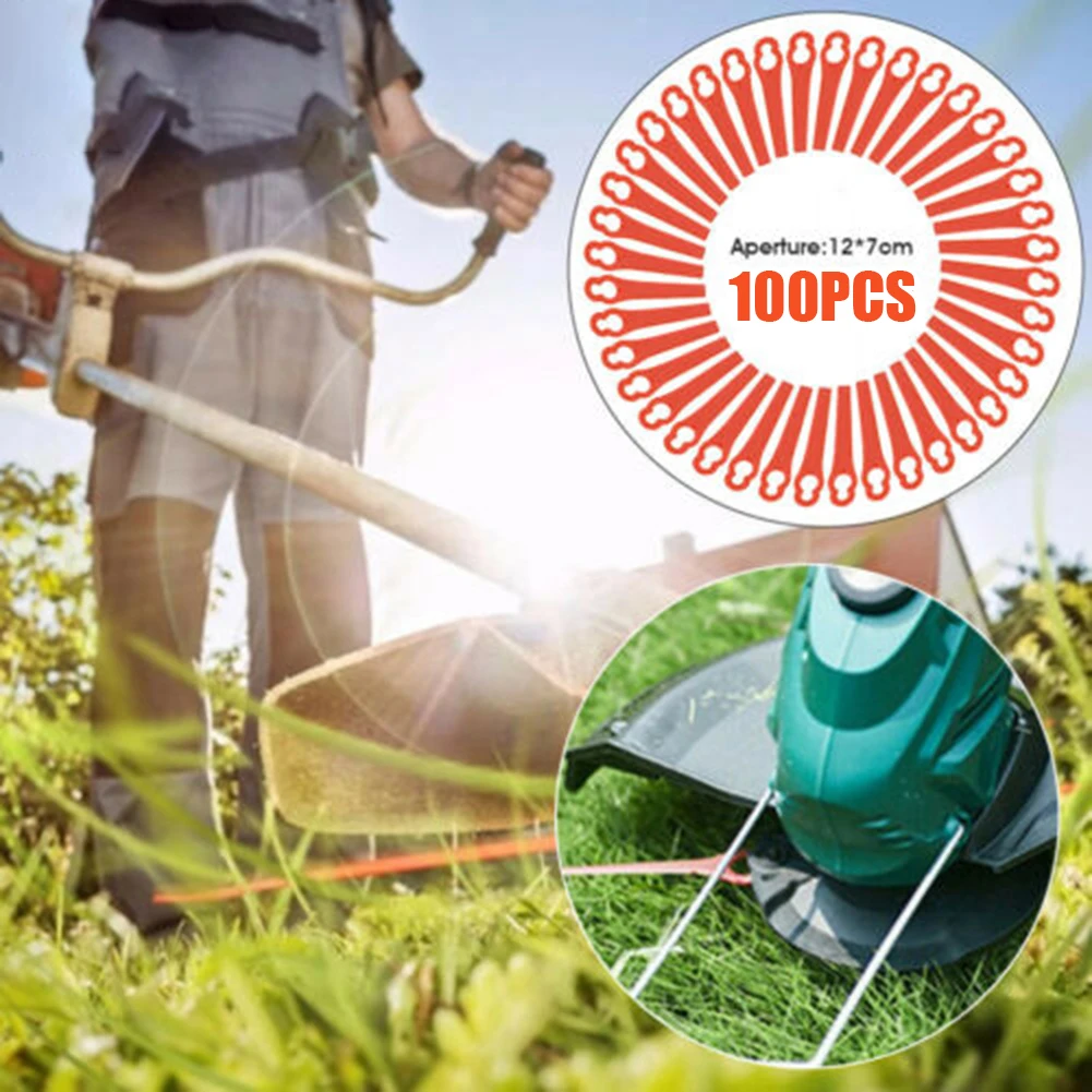 100 Pcs Mower Blades For STIHL FSA45 Garden Lawn Trimmer Accessories Lawn Mower Trimmer Cutters Lawn Mowe Plastic Cutting Blade
100 Pcs Mower Blades For STIHL FSA45 Garden Lawn Trimmer Accessories Lawn Mower Trimmer Cutters Lawn Mowe Plastic Cutting Blade