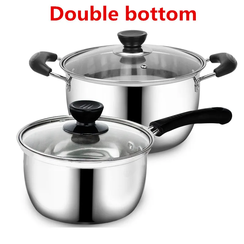 Stainless Steel pot Double Bottom Soup Pot Nonmagnetic Cooking Multi purpose Cookware Non stick Pan induction cooker used pot
Stainless Steel pot Double Bottom Soup Pot Nonmagnetic Cooking Multi purpose Cookware Non stick Pan induction cooker used pot