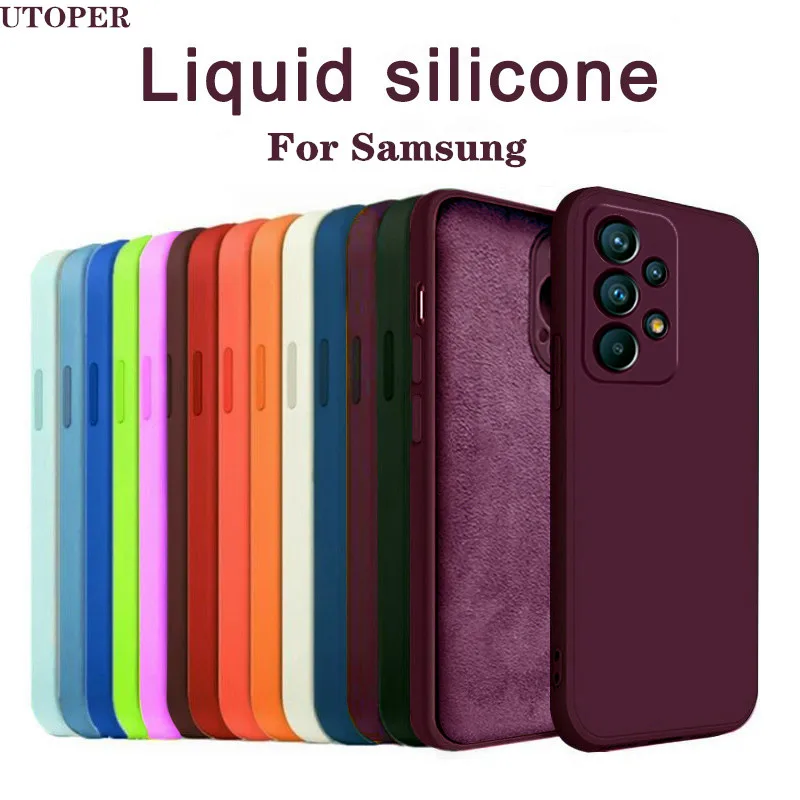 Чехол из жидкого силикона для Samsung Galaxy S22 Ultra S21 Plus S20 FE S10E A53 A73 A72 A51 A33 A32 A52
Чехол из жидкого силикона для Samsung Galaxy S22 Ultra S21 Plus S20 FE S10E A53 A73 A72 A51 A33 A32 A52