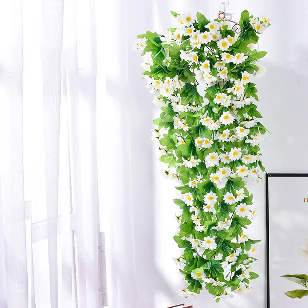 Artificial Hanging Vine Silk Flower Plant Fake Vine Flower Wall Hanging Plant For Home Balcony Garden Wedding Wall Decor 80cm
Artificial Hanging Vine Silk Flower Plant Fake Vine Flower Wall Hanging Plant For Home Balcony Garden Wedding Wall Decor 80cm