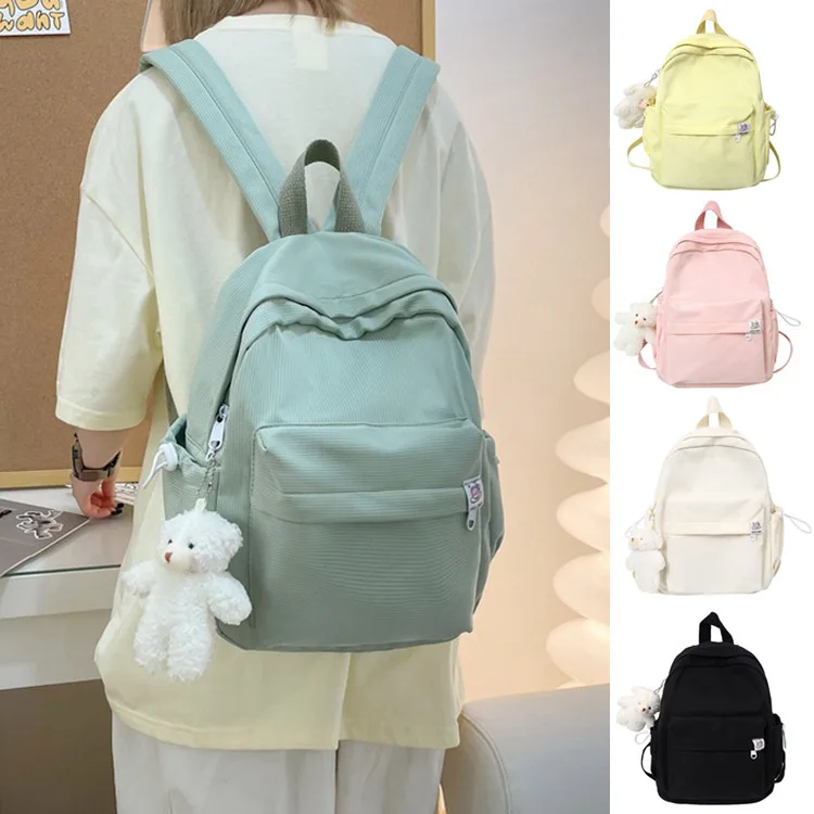 New Korean Fashion Candy Color Girl Backpack Travel Campus Style Simple Schoolbag Girl School Backpack Mochilas Para Mujer
New Korean Fashion Candy Color Girl Backpack Travel Campus Style Simple Schoolbag Girl School Backpack Mochilas Para Mujer