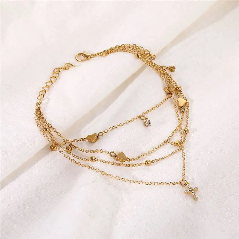 

Bohemia Chain Anklets for Women Foot Accessories 2022 Summer Beach Barefoot Sandals Bracelet ankle on the leg Female