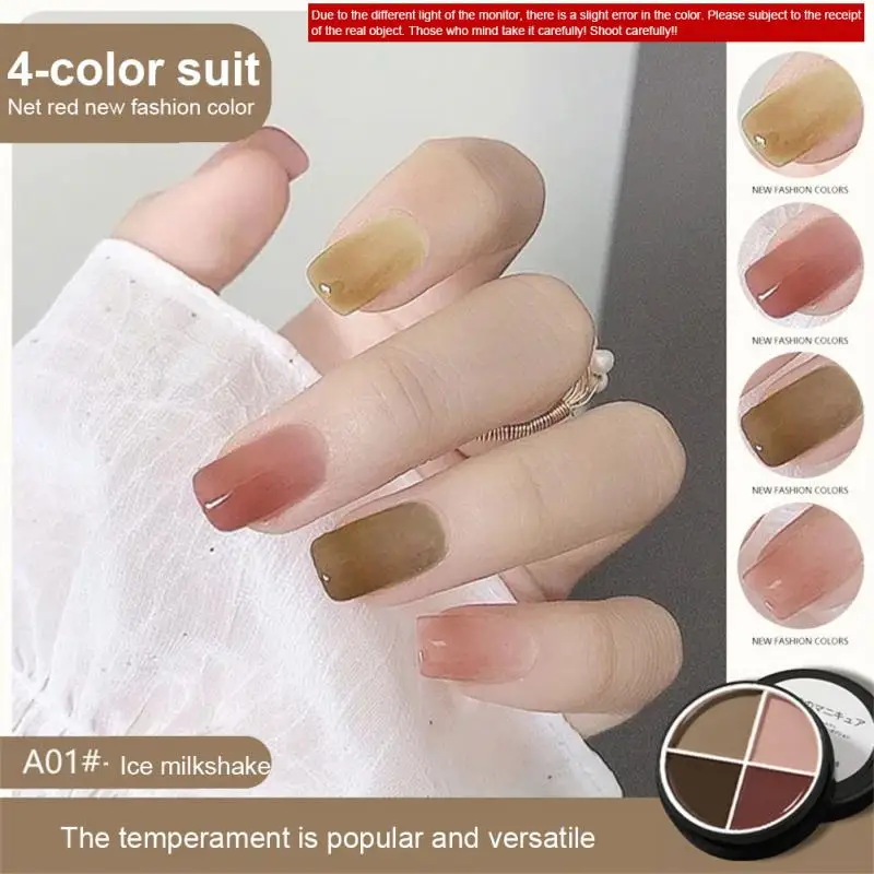 4 In 1 Color Summer Pudding Gel Nail Polish Palette Japanese Solid Cream Gel Transparent Jelly Semi Permanent Nail Gel Nail Art
4 In 1 Color Summer Pudding Gel Nail Polish Palette Japanese Solid Cream Gel Transparent Jelly Semi Permanent Nail Gel Nail Art