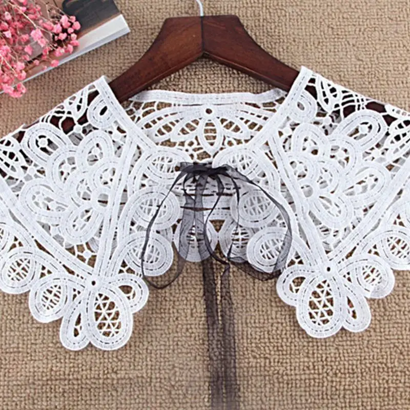 Fashion Women Lace Hollow Out Women Blouse Fake False Collar Clothes Shirt Deta
Fashion Women Lace Hollow Out Women Blouse Fake False Collar Clothes Shirt Deta