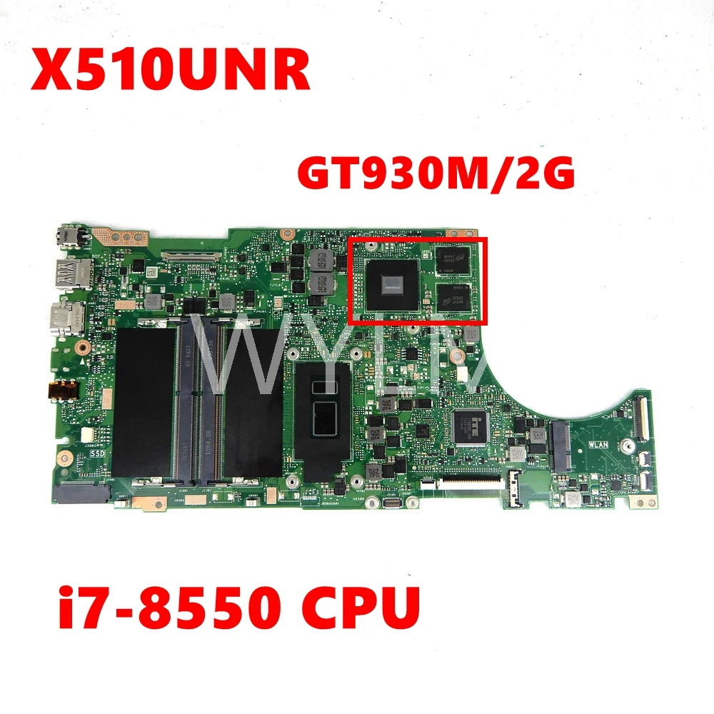 X510UN i7-8550CPU Mainboard GT930MX For ASUS X510U X510UQ X510UR X510UN X510UNR X510UQR S510UN S510U X510UF Laptop Motherboard
X510UN i7-8550CPU Mainboard GT930MX For ASUS X510U X510UQ X510UR X510UN X510UNR X510UQR S510UN S510U X510UF Laptop Motherboard
