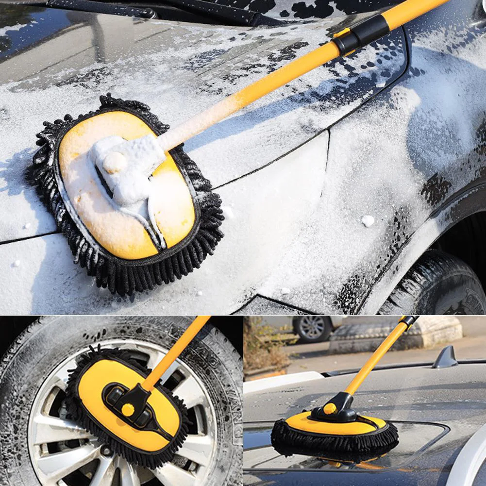 Car Wash Brush Cleaning Chenille Mop Brushes Yellow Brush Head Tool Kit 27x15cm Chenille Cleaning Brush Cover Super-absorbent
Car Wash Brush Cleaning Chenille Mop Brushes Yellow Brush Head Tool Kit 27x15cm Chenille Cleaning Brush Cover Super-absorbent