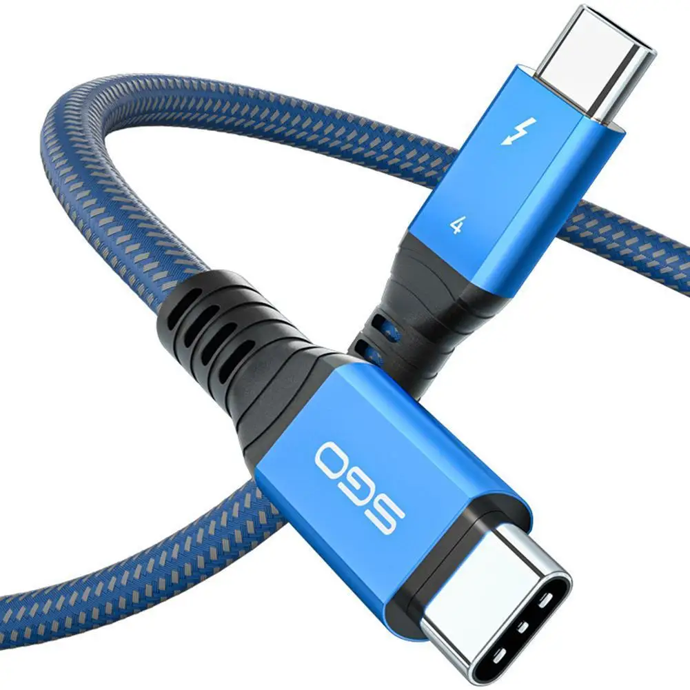 0.5/0.7/1/1.2/2m Real Thunderbolt 4 cable 40gbps for thunerbolt 4 dock station Thunderbolt4 male to Thunderbolt male cord
0.5/0.7/1/1.2/2m Real Thunderbolt 4 cable 40gbps for thunerbolt 4 dock station Thunderbolt4 male to Thunderbolt male cord