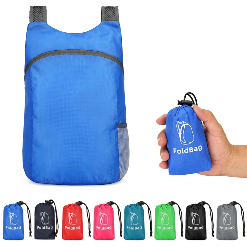 

Travel Portable Packable Backpacks Waterproof Lightweight Foldable Ultralight Storage Bag Mountain Climbing Hiking Sports Pouch