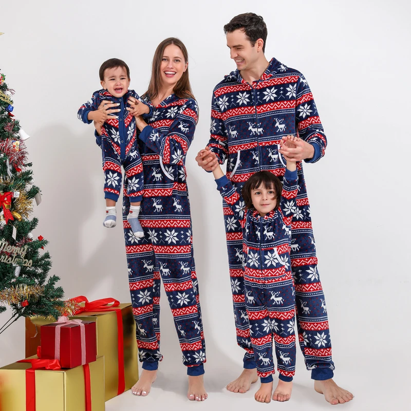

Пижамный комбинезон, Рождественский комбинезон для семьи, мамы и дочки, одинаковые наряды, семейный костюм для маленьких девочек, комбинезо...