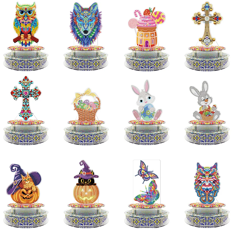 New Diamond Painting Music Box Easter Bunny Pumpkin DIY Diamond Embroidery Music Box Handmade Art Desktop Ornament Ornament Gift 
New Diamond Painting Music Box Easter Bunny Pumpkin DIY Diamond Embroidery Music Box Handmade Art Desktop Ornament Ornament Gift