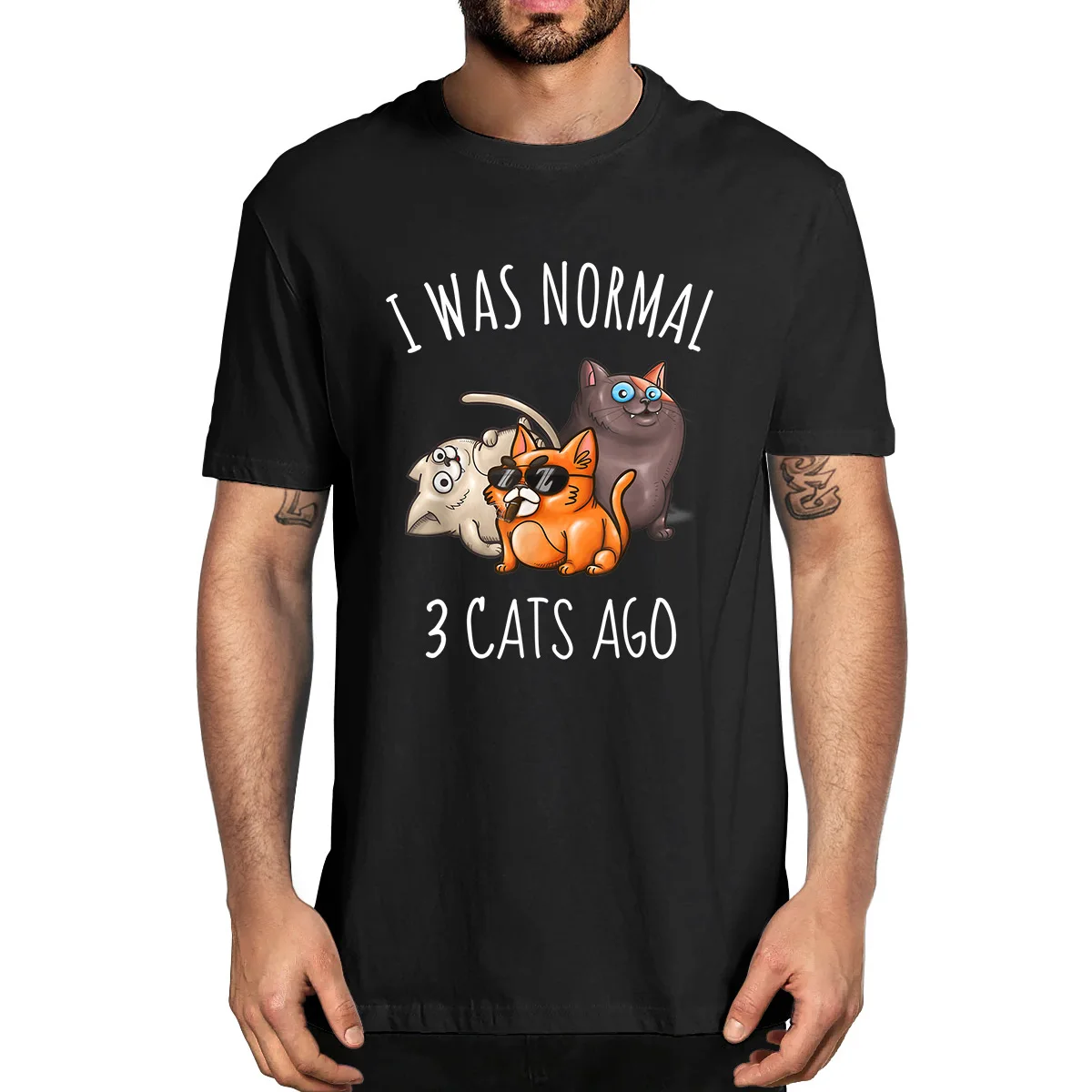 Unisex 100% Cotton I Was Normal 3 Cats Ago Cat Dad Mom Crazy Cat Lady Fashion Men T-Shirt Gifts Casual Clothing Tee Streetwear
Unisex 100% Cotton I Was Normal 3 Cats Ago Cat Dad Mom Crazy Cat Lady Fashion Men T-Shirt Gifts Casual Clothing Tee Streetwear