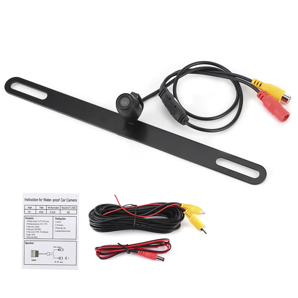 Car Rear View Camera Parking Reverse Monitoring Wide 170° HD Night Viewing Waterproof for Long License Plate Car Rear View
Car Rear View Camera Parking Reverse Monitoring Wide 170° HD Night Viewing Waterproof for Long License Plate Car Rear View