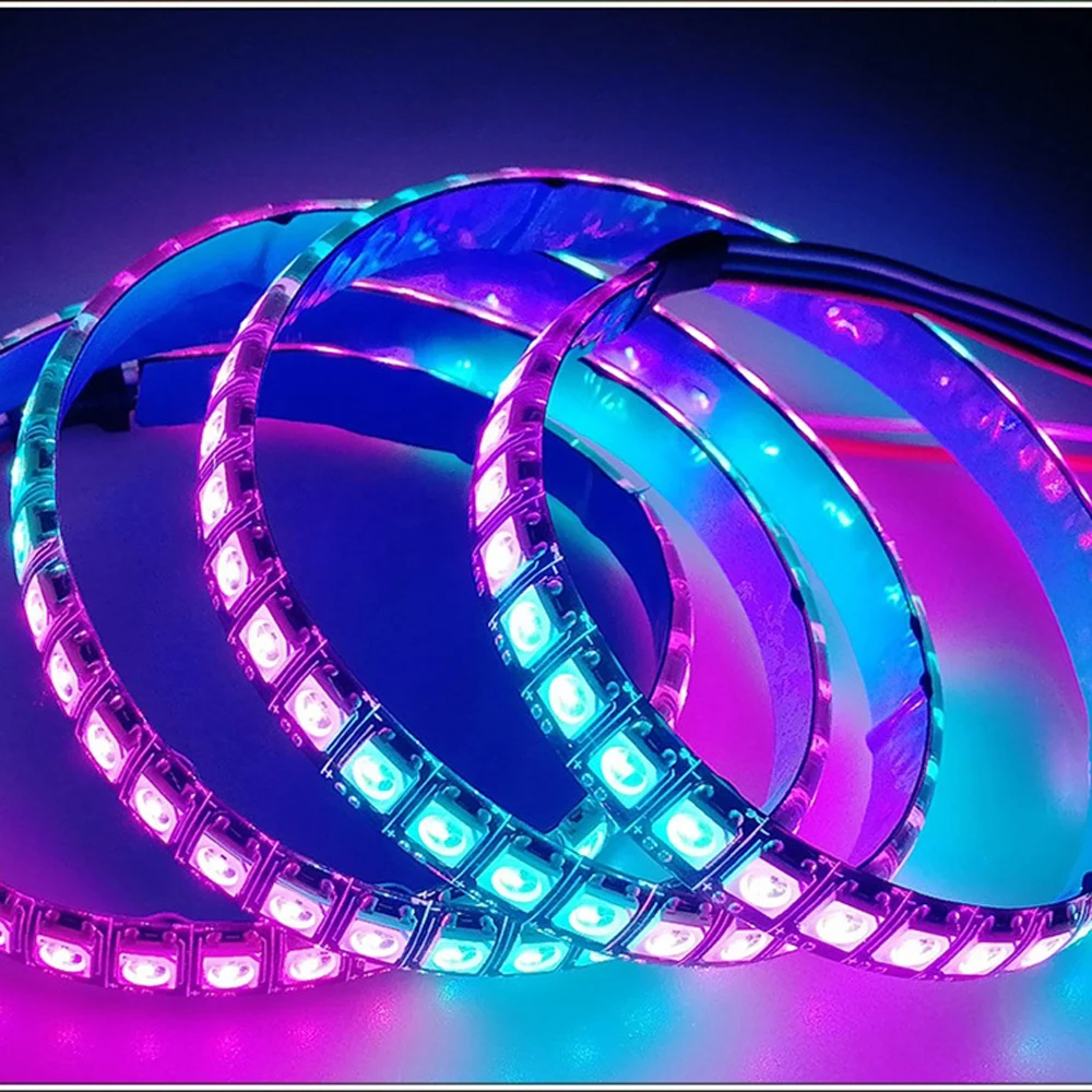 5V WS2812B LED light strip 5050 lamp beads neon sign smart pixels addressable dual signal bedroom RGB full color LED strip
5V WS2812B LED light strip 5050 lamp beads neon sign smart pixels addressable dual signal bedroom RGB full color LED strip