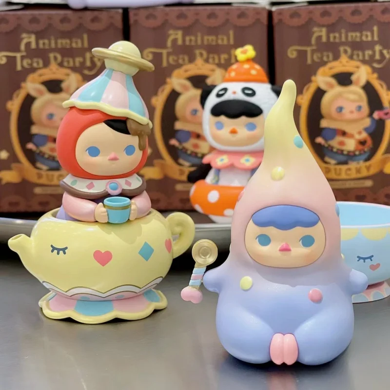 Оригинальные игрушки Pucky Animal Tea вечерние Series аниме экшн-фигурки модели кукол