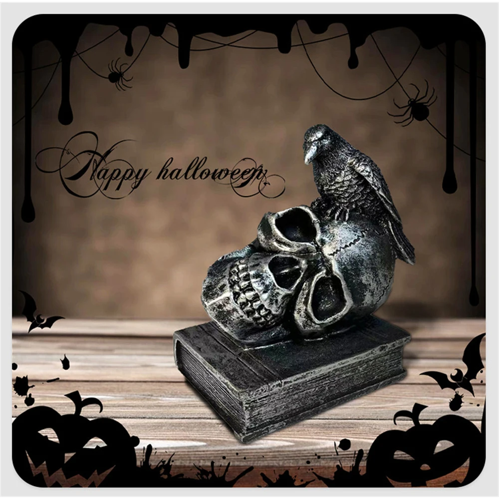 Skull Handicraft Ornaments High Quality Material Easy To Clean Home Decorations Home Decor Crafts Halloween Resin Ornaments Book
Skull Handicraft Ornaments High Quality Material Easy To Clean Home Decorations Home Decor Crafts Halloween Resin Ornaments Book
