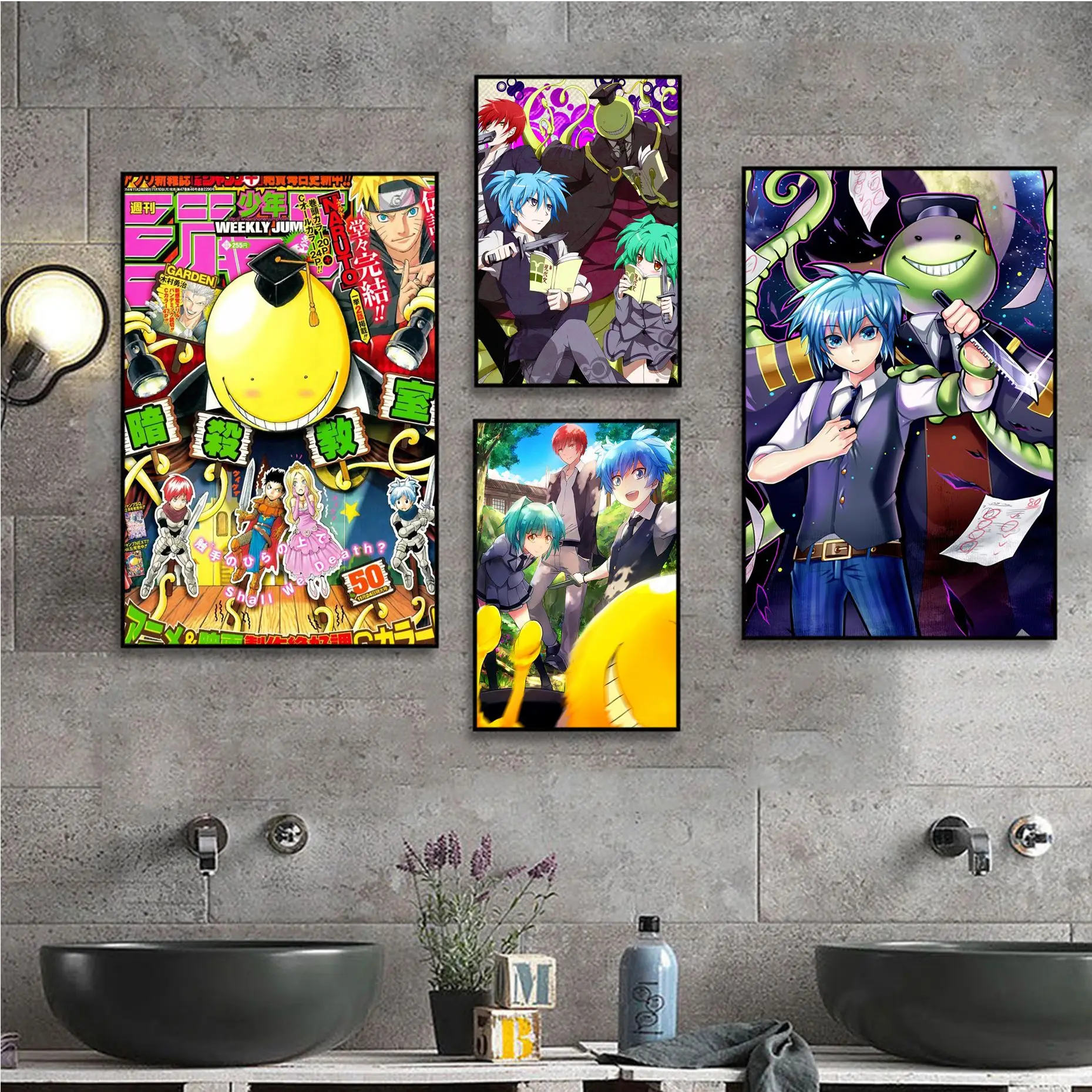 Anime Assassination Classroom Movie Posters Fancy Wall Sticker For Living Room Bar Decoration Aesthetic Art Wall Painting
Anime Assassination Classroom Movie Posters Fancy Wall Sticker For Living Room Bar Decoration Aesthetic Art Wall Painting