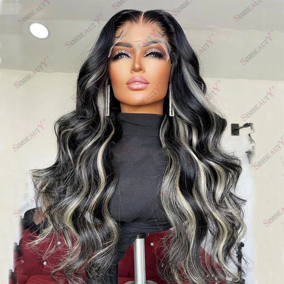 Transparent Lace Highlight Gray Blonde Wave Human Hair 13x6 Deep Part Lace Front Wig for Black Women with Pre Plucked Hairline
Transparent Lace Highlight Gray Blonde Wave Human Hair 13x6 Deep Part Lace Front Wig for Black Women with Pre Plucked Hairline