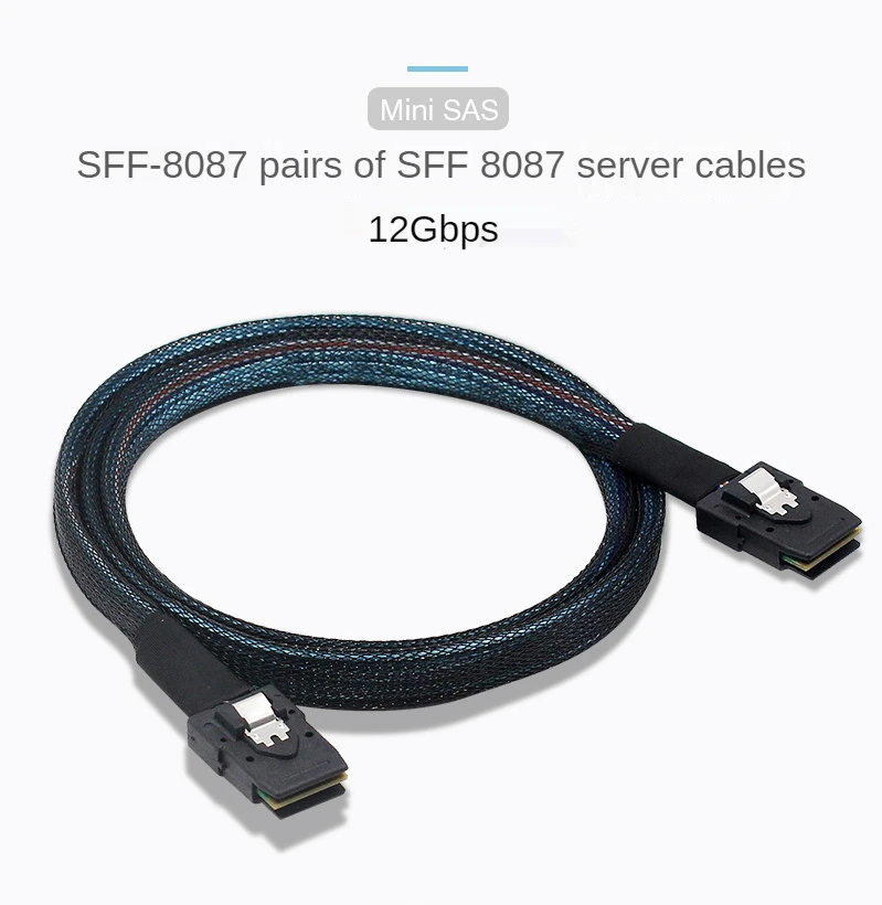 

Internal mini SAS sff 8087 cable,sff-8087 to sas sff-8087 1m 0.7m 1 meter Server Hard Disk Raid Data SAS Controller to Backplane