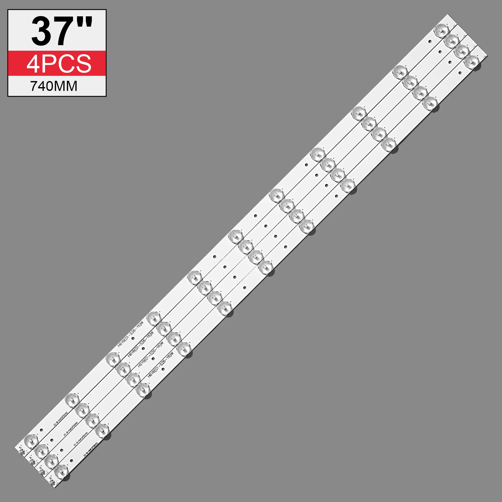 4pcs Backlight LED LE37A1020 TCL LE37D8810 Light Bar IC-B-HWK37D040 K365WD (ic-b-hwk37d040 c6z6 (F2-S26-Z6)
4pcs Backlight LED LE37A1020 TCL LE37D8810 Light Bar IC-B-HWK37D040 K365WD (ic-b-hwk37d040 c6z6 (F2-S26-Z6)