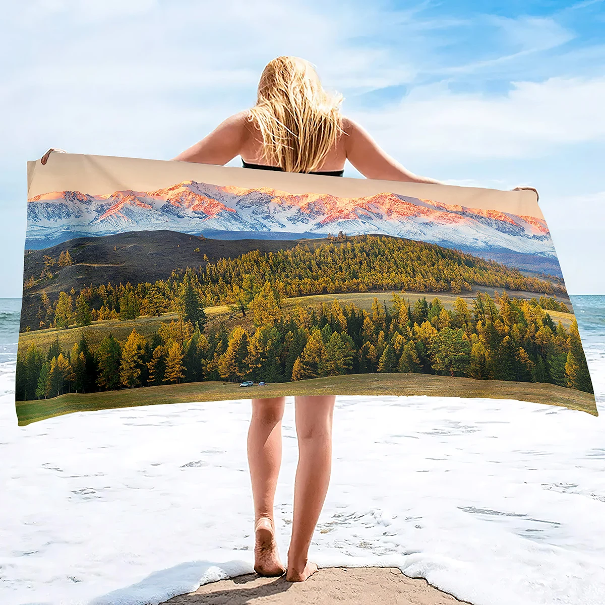Altai Mountains Beach Towel,Bath Towels Quick Dry Sand Proof Lightweight Compact Beach Accessories Highly Absorbent Swim Towels
Altai Mountains Beach Towel,Bath Towels Quick Dry Sand Proof Lightweight Compact Beach Accessories Highly Absorbent Swim Towels
