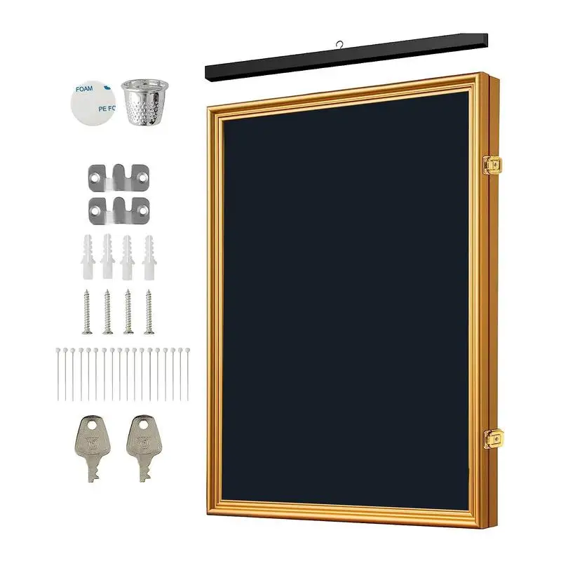 Small Shadow Box Frame Aluminum Alloy Sturdy Memory Display Case Wall Hung Memory Box For Showcasing Awards Medals Tickets
Small Shadow Box Frame Aluminum Alloy Sturdy Memory Display Case Wall Hung Memory Box For Showcasing Awards Medals Tickets