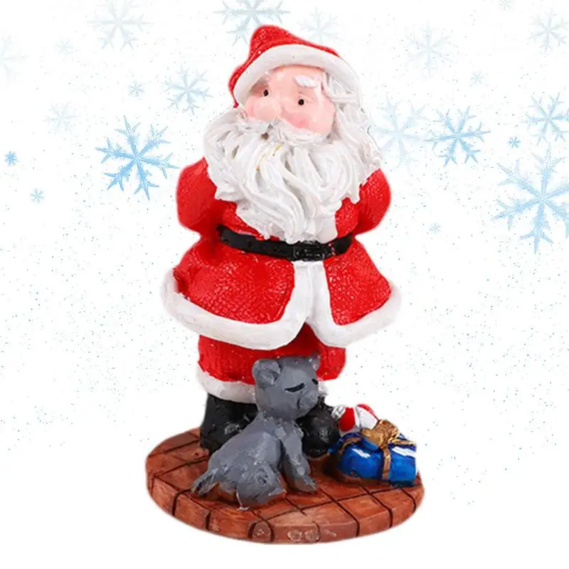 Мини-украшения для стола в виде Деда Мороза 
Мини-украшения для стола в виде Деда Мороза