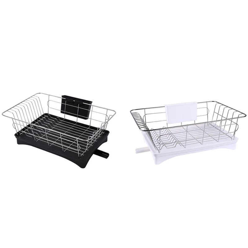 Stainless Steel Dish Drainer Drying Rack Removable Rust Proof Utensil Holder for Kitchen Counter Storage Rack
Stainless Steel Dish Drainer Drying Rack Removable Rust Proof Utensil Holder for Kitchen Counter Storage Rack