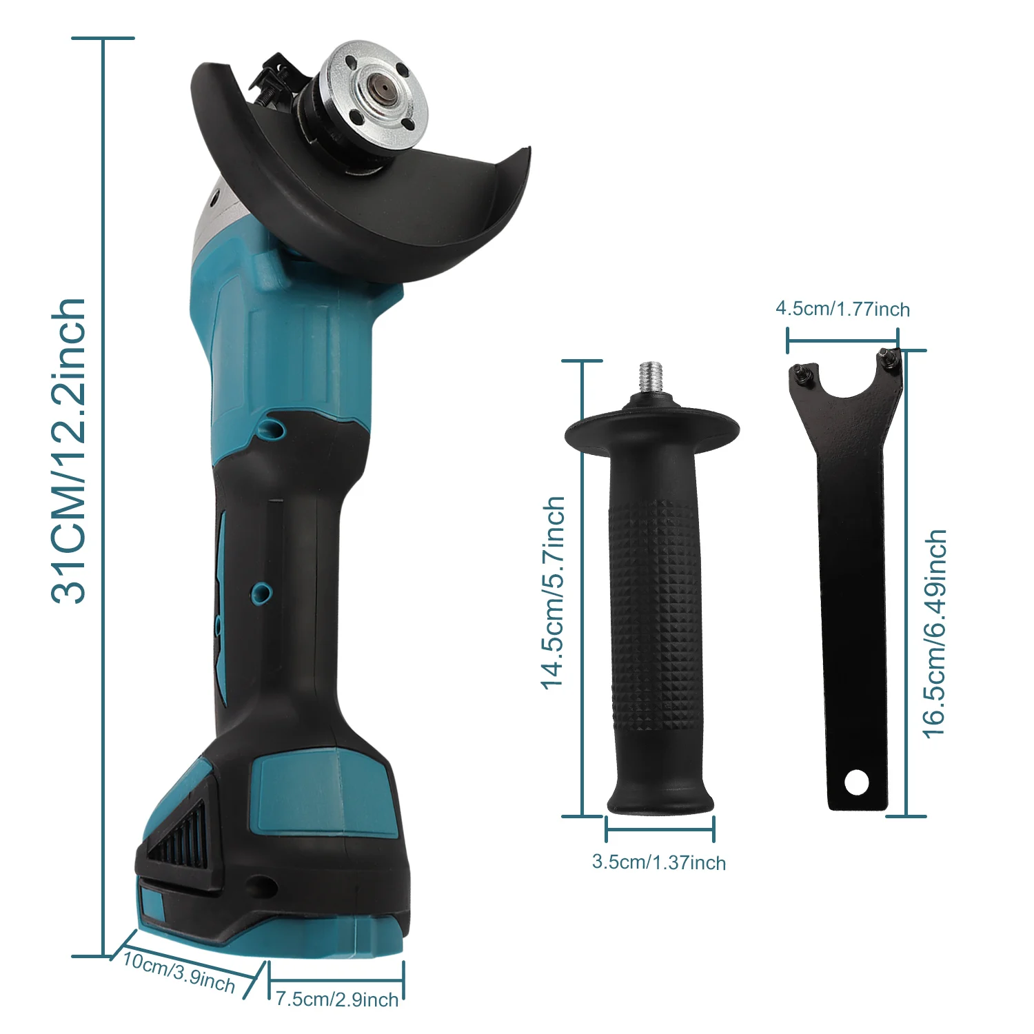 18V Mini Brushless Angle Grinder With Rechargeable Lithium Battery Cordless Polishing Machine Diamond Cutting Power Tool
18V Mini Brushless Angle Grinder With Rechargeable Lithium Battery Cordless Polishing Machine Diamond Cutting Power Tool