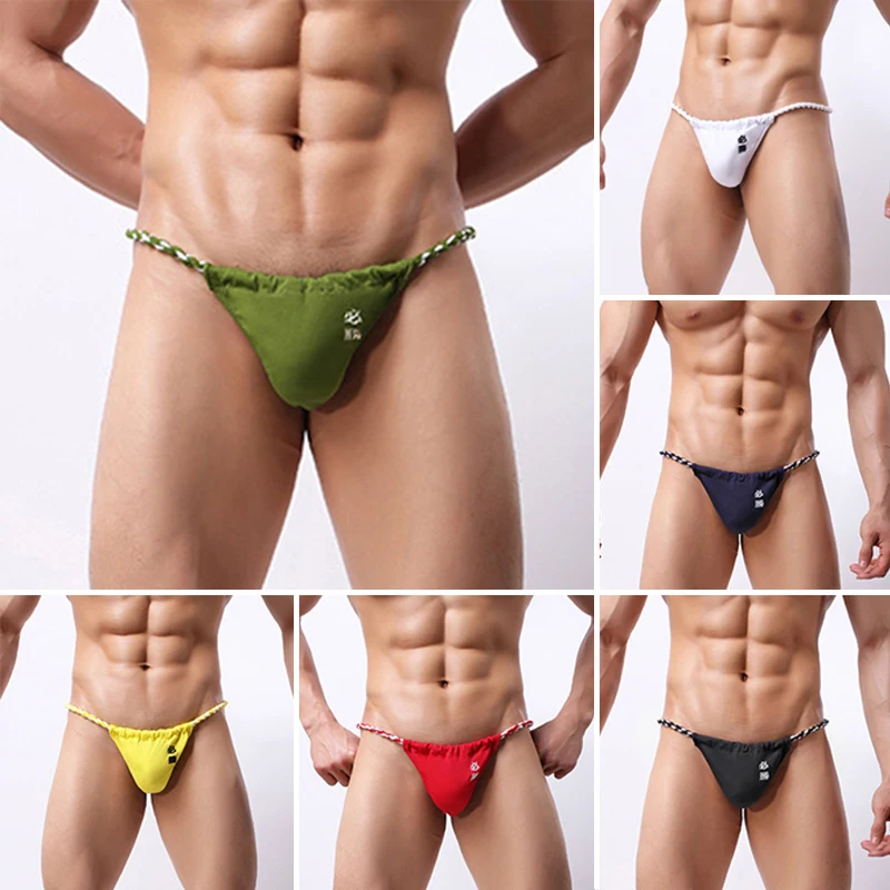 High Quality Sexy Men Briefs Underwear Rope Briefs Underwear Bulge Pouch Shorts High Fork Underpants Low Waist Briefs Jockstrap
High Quality Sexy Men Briefs Underwear Rope Briefs Underwear Bulge Pouch Shorts High Fork Underpants Low Waist Briefs Jockstrap