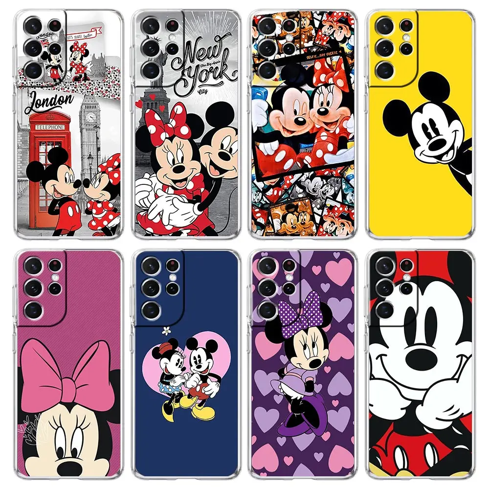 Cute Mickey Minnie Mouse Silicone Case for Samsung Galaxy S20 FE S22 S21 Ultra S10 Lite S9 Plus S10e A52 Transparent Phone Cover
Cute Mickey Minnie Mouse Silicone Case for Samsung Galaxy S20 FE S22 S21 Ultra S10 Lite S9 Plus S10e A52 Transparent Phone Cover