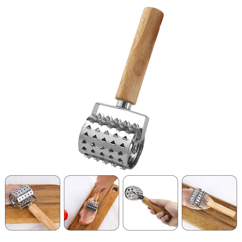 Meat Tenderizer Steak Mallet Pounder Hammer Needle Manual Roller Tool Tenderizing Kitchen Rolling Beef Tools Metal Mallets
Meat Tenderizer Steak Mallet Pounder Hammer Needle Manual Roller Tool Tenderizing Kitchen Rolling Beef Tools Metal Mallets