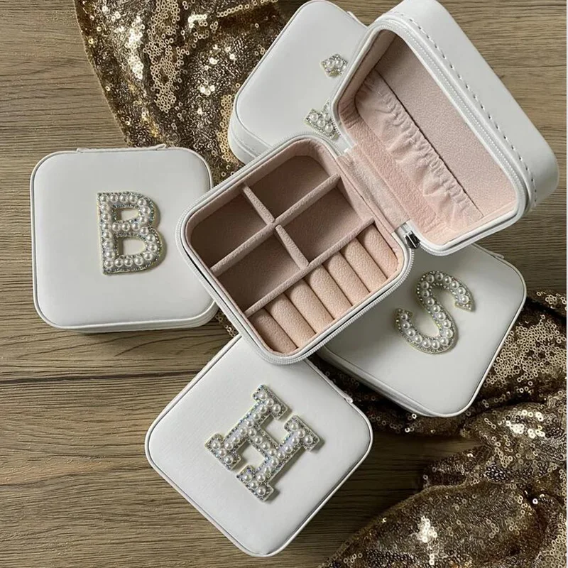 Pearl Initial Jewelry Box Wedding engagement bridal shower Bachelorette Party bride to be Bridesmaid Birthday Graduation Gift
Pearl Initial Jewelry Box Wedding engagement bridal shower Bachelorette Party bride to be Bridesmaid Birthday Graduation Gift