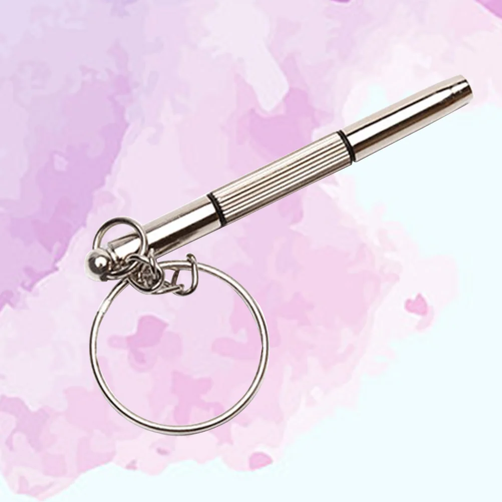 3 -in-1 Glasses Screwdriver 3-in-1 Miniature Silver Keyring Watch Precision Repair Set Hand tool
3 -in-1 Glasses Screwdriver 3-in-1 Miniature Silver Keyring Watch Precision Repair Set Hand tool