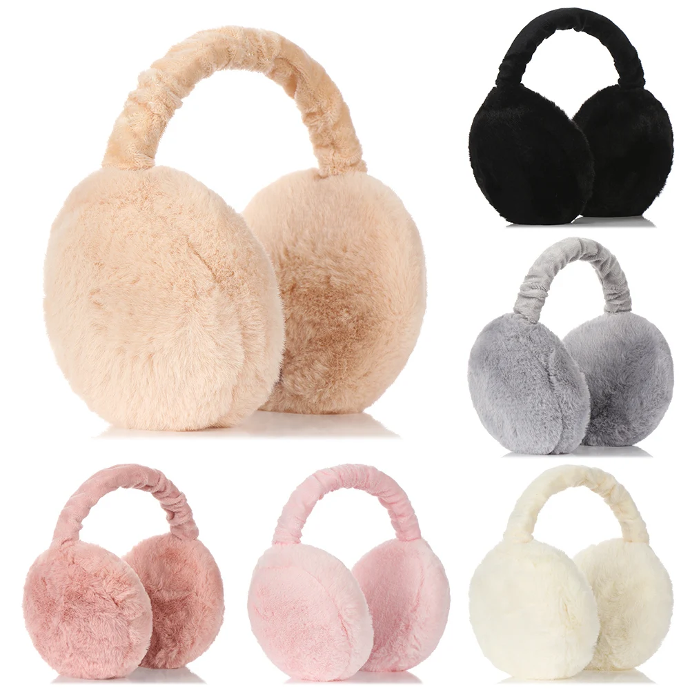 Winter Fashion Earmuffs Warmer Solid Color Plush Ear Cover Comfortable Adjustable Foldable Earflaps for Women Men About 19x18cm
Winter Fashion Earmuffs Warmer Solid Color Plush Ear Cover Comfortable Adjustable Foldable Earflaps for Women Men About 19x18cm