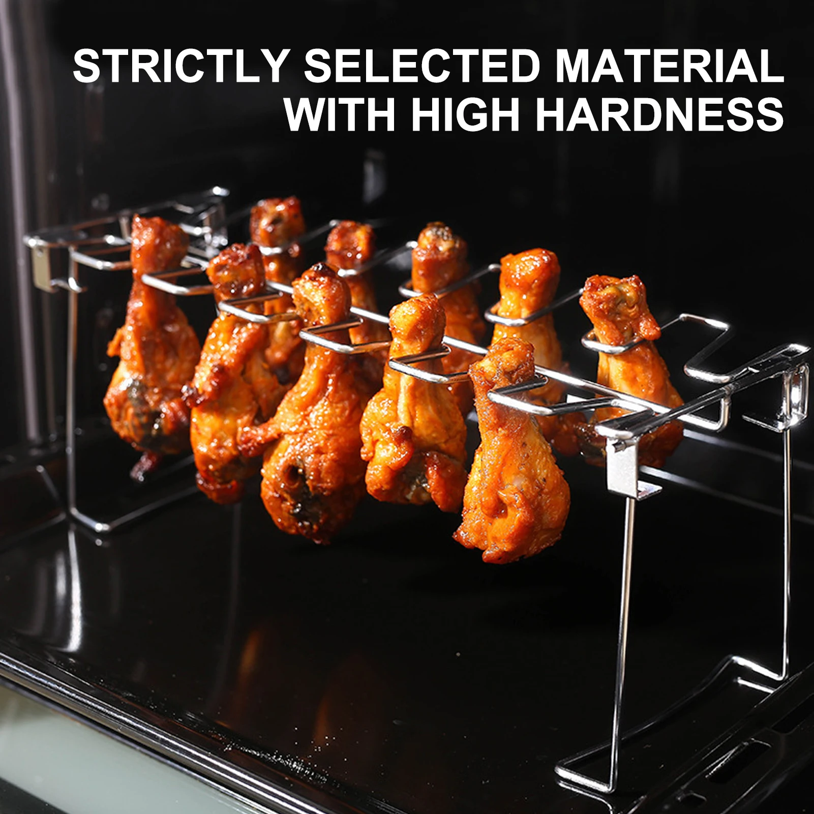 Chicken Leg Wing Rack With 14 Slots Sturdy Stainless Steel Roaster Stand With Drip Pan Large Capacity Metal Roaster Stand With
Chicken Leg Wing Rack With 14 Slots Sturdy Stainless Steel Roaster Stand With Drip Pan Large Capacity Metal Roaster Stand With