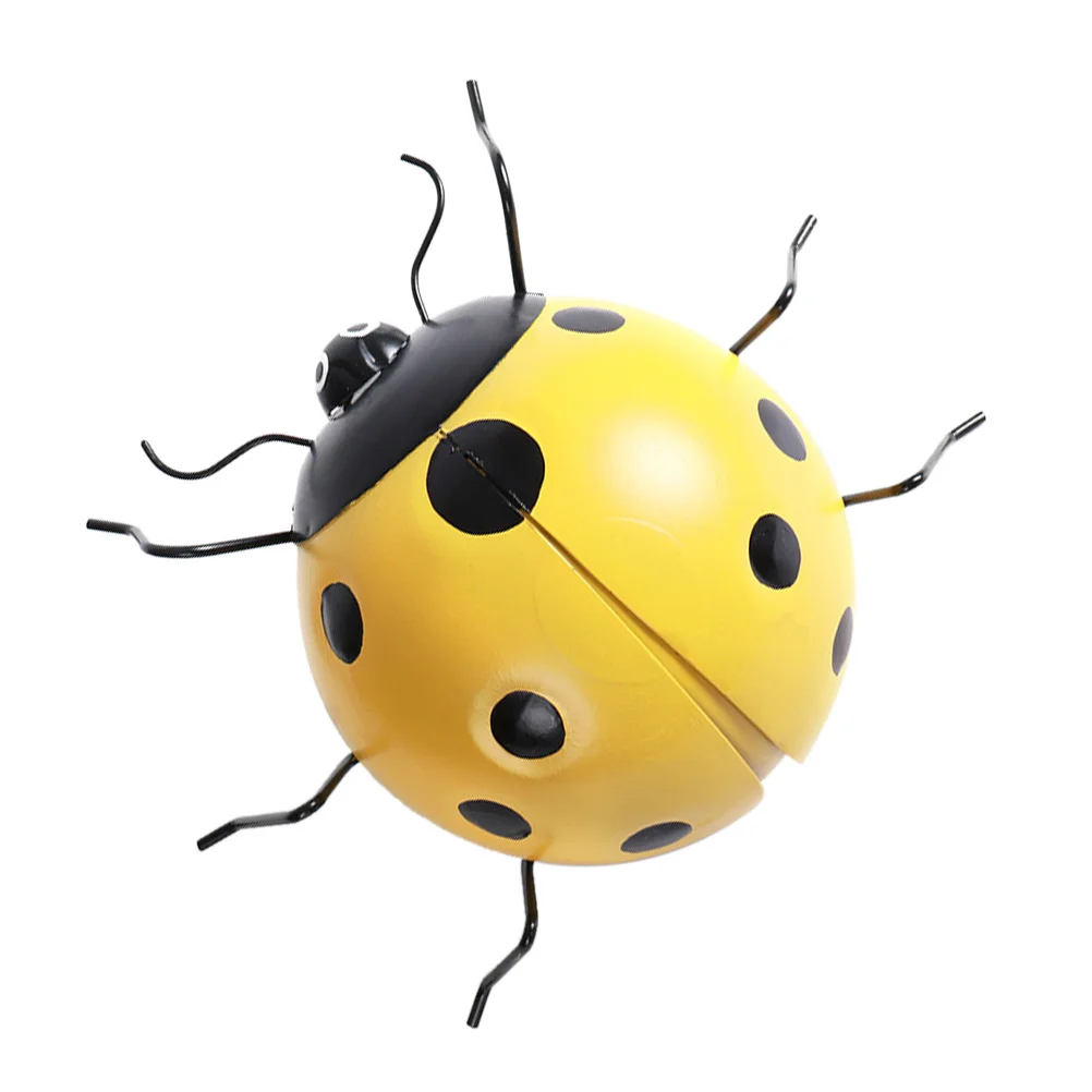 

Seven Star Ladybug Ornament Goblincore Room Decor Metal Artificial Holiday Gift Simulated Iron Adornment