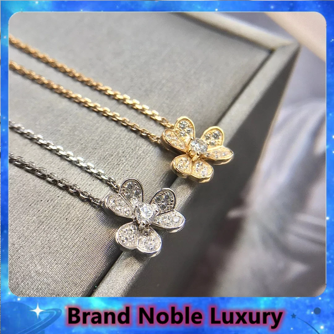 Новинка 2022, высокое качество, популярный бренд, Подарок на годовщину, женский кулон в виде клевера из циркония, милый свадебный милый 
Новинка 2022, высокое качество, популярный бренд, Подарок на годовщину, женский кулон в виде клевера из циркония, милый свадебный милый