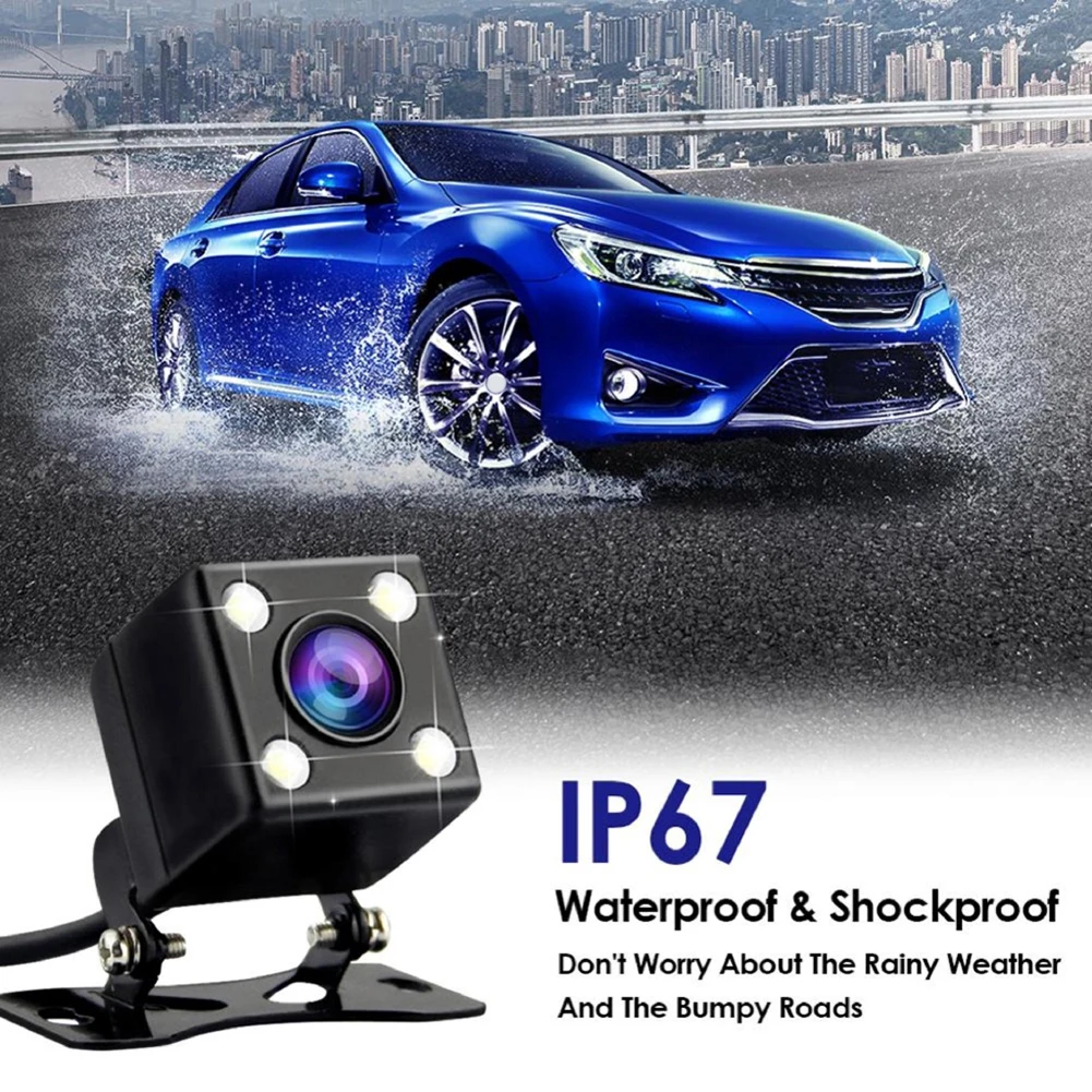 Car Rear View Camera 2.5mm 4Pin Video Port With 4 LED Night Vision Car Electronics Car DVR Vehicle Camera Waterproof
Car Rear View Camera 2.5mm 4Pin Video Port With 4 LED Night Vision Car Electronics Car DVR Vehicle Camera Waterproof